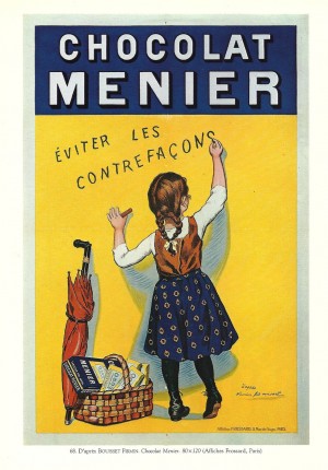 Chocolat Menier vintage poster